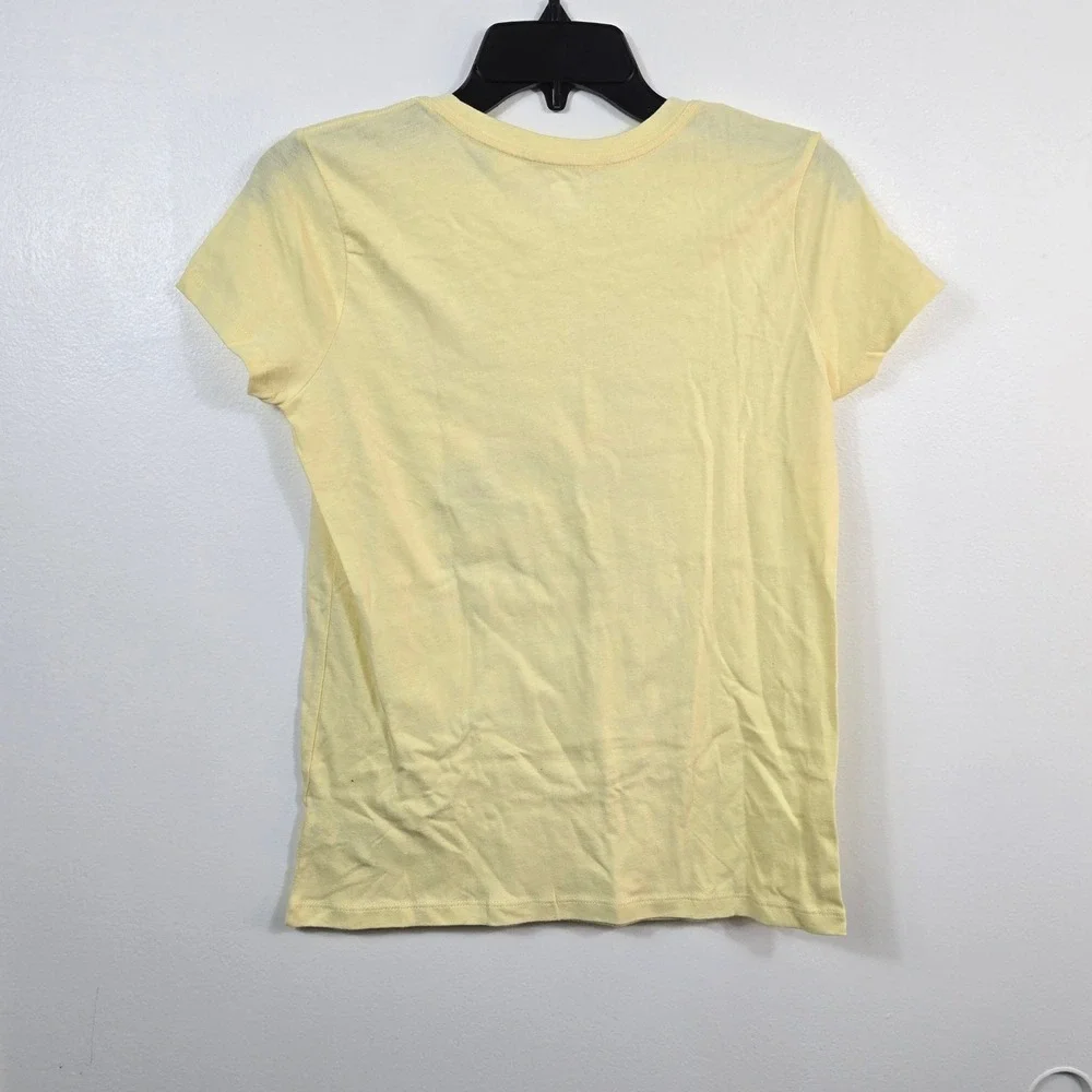 Old Navy Girls Yellow‎ Lost Unicorn Short Sleeve Graphic Tee XL/14 NEW Whimsical